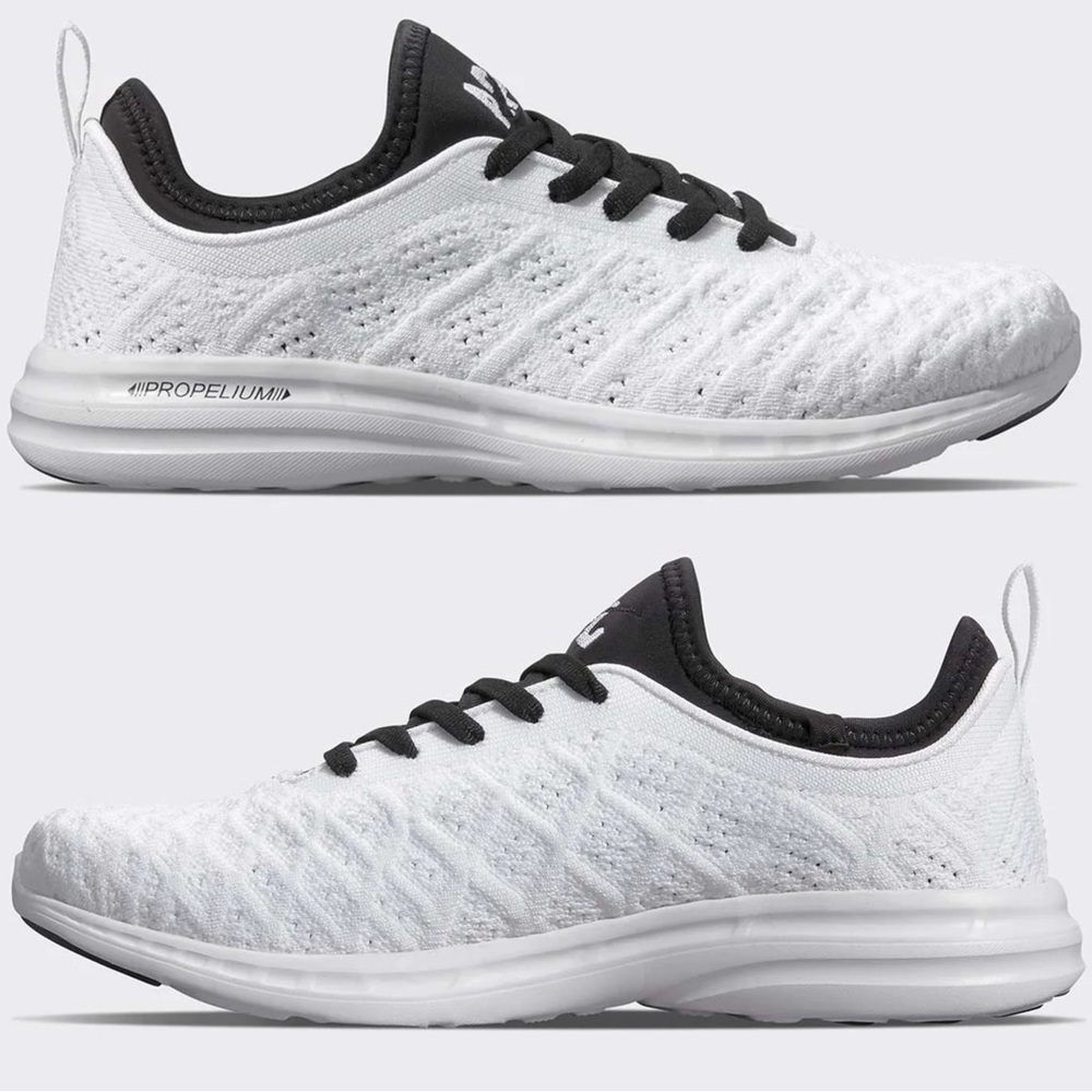 NWT APL Phantom Running Shoes Athletic Propulsion Labs Sneakers White / black - Picture 1 of 16